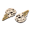 Single Face Printed Wood Pendants WOOD-B009-01L-2