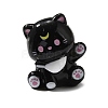 Opaque Cute Little Cat Resin Ornament RESI-S015-02D-1