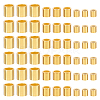 90Pcs 3 Size Sterling Silver Tube Beads STER-PH0001-30G-1