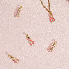 8Pcs 2 Style Brass Enamel Charms KK-BBC0020-37-6