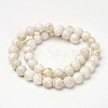 Natural Mashan Jade Beads Strands X-G-P232-01-F-10mm-2