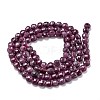 Natural Ruby/Red Corundum Beads Strands G-H266-19-3