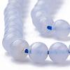 Natural Blue Chalcedony Bead Strands X-G-R193-02-4mm-2
