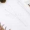 1Pc Stainless Steel Cable Chains Lariat Necklace NJEW-LP0004-29G-3