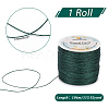 1 Roll Round Waxed Polyester Cords YC-PH0002-44E-2