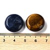 Natural Mixed Gemstone Flat Round Palm Stones G-M416-11-4