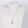 Natural & Synthetic Mixed Stone Pendant Necklaces NJEW-JN01610-2