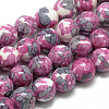 Synthetic Ocean White Jade Beads Strands G-S252-10mm-09-2