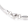 304 Stainless Steel Box Chain/Venetian Chains
 Bracelets BJEW-G629-01P-2