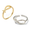 Brass Cuff Rings RJEW-L100-002-1