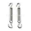 304 Stainless Steel Turnbuckle with Adjustment Hook Eyelet Screw STAS-B082-03P-1
