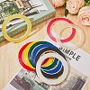 9 Rolls 9 Colors PET Adhesive Tapes DIY-FH0005-01-4