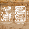 Plastic Drawing Painting Stencils Templates DIY-WH0396-0166-2