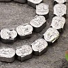 Electroplated Buddha Non-magnetic Synthetic Hematite Bead Strands G-E295-12A-1