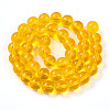 Transparent Glass Beads Strands GLAA-T032-T10mm-24-2