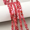 Natural Dragon Veins Agate(Dyed & Heated) Beads Strands G-G177-E18-03-5