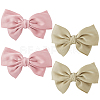 4Pcs 2 Colors Polyester Bowknot Shoe Decorations FIND-GF0005-01-1