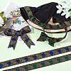   2Pcs 2 Colors Ethnic Style Embroidery Polyester Ribbons OCOR-PH0003-92-5
