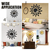 Sunflower Acrylic Mirrors Wall Stickers DIY-WH0167-49B-7