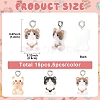 15Pcs 3 Colors Resin Charm RESI-YW0005-70-3