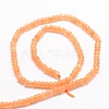 Dyed Natural Malaysia Jade Rondelle Beads Strands X-G-E316-2x4mm-01-2
