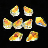 Electroplated Glass Pendants EGLA-N006-019D-1