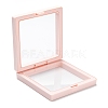 Square Transparent PE Thin Film Suspension Jewelry Display Box CON-D009-01A-04-3