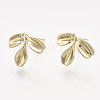 Brass Stud Earring Findings LS-X-KK-T038-581G-NF-2