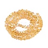 Electroplate Transparent Glass Beads Strands EGLA-Q139-01A-A03-2