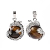 Mixed Natural Gemstone Pendants GP471-M-3