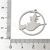 201 Stainless Steel Pendants STAS-G366-02P-06-3