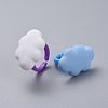Acrylic Cuff Finger Rings RJEW-JR00271-M-2