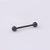 316 Surgical Stainless Steel Tongue Rings WGF0CE1-03-1