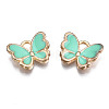 Alloy Enamel Charms X-ENAM-S121-070F-3