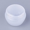30g PP Plastic Refillable Cream Jar MRMJ-WH0046-A02-1