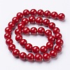 Natural Mashan Jade Round Beads Strands G-D263-10mm-XS31-3