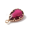 Faceted Glass Pendants GLAA-WH0031-54Q-2