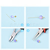 Brass Ball Head Pins KK-YW0004-03B-P-3
