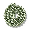 Eco-Friendly Glass Pearl Beads Strands HY-A008-8mm-RB115-2