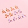 12Pcs 2 Styles Breast Cancer Awareness Pink Ribbon Enamel Pin JEWB-FS0001-08-9