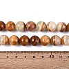 Natural Wood Lace Stone Wooden Jasper Beads Strands G-B128-A04-05-5