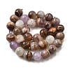 Natural Amethyst Lace Agate Beads Strands G-H312-C01-12mm-3