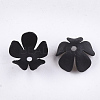 Spray Painted Eco-Friendly Iron Bead Caps X-IFIN-T009-08A-2