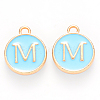Golden Plated Alloy Enamel Charms LS-ENAM-S118-04M-1