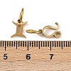 304 Stainless Steel Charms STAS-Z143-06G-3