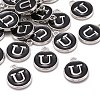Platinum Plated Alloy Charms ENAM-S118-02U-P-4