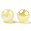 ABS Plastic Imitation Pearl Beads PACR-N013-01B-05-3