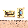 304 Stainless Steel Enamel Pendants X-STAS-N124-20G-3