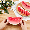 GORGECRAFT Imitation Food PVC Plastic & Silicone Watermelon Display Decorations AJEW-GF0003-14-3