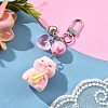 Animals Resin & Acrylic Pendant Decorations KEYC-YW00189-02-1